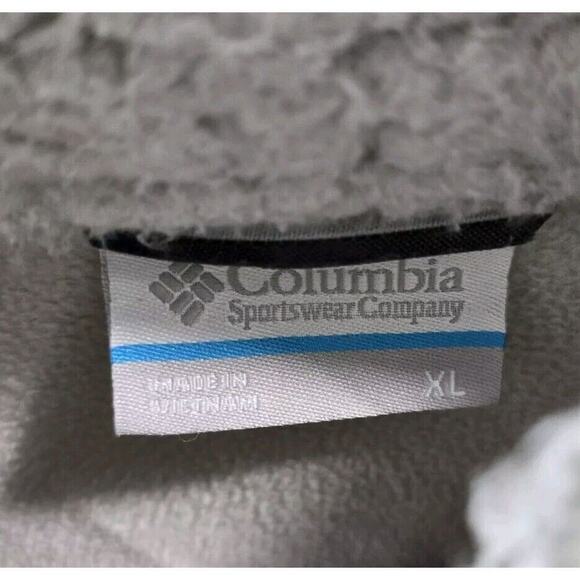 Columbia Jacket Womens XL Purple Fleece PFG Sherpa Teddy Fuzzy Mock - Picture 3 of 12